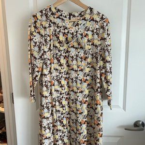Tory Burch Silk Wool Challis short dress